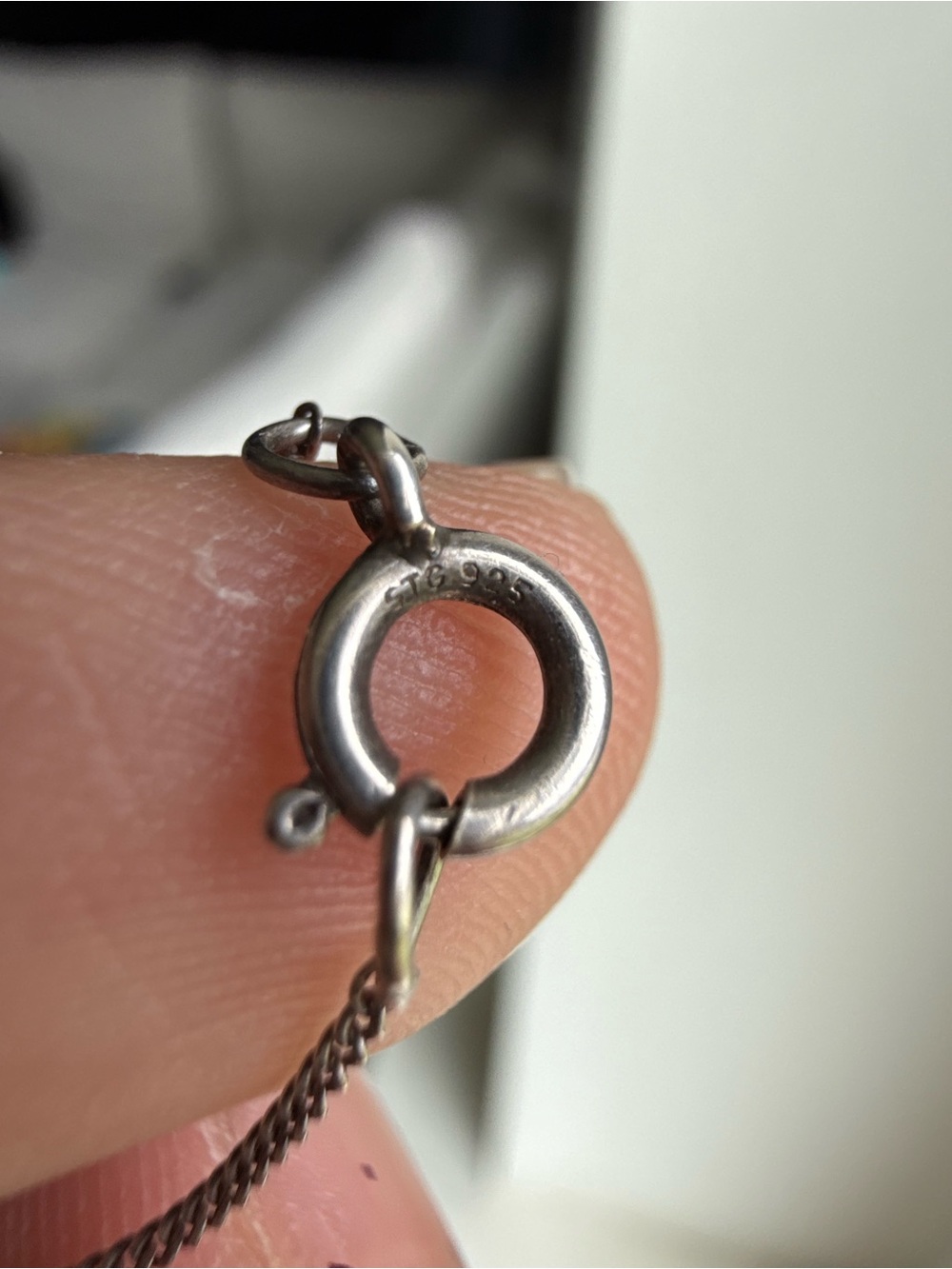 Tiffany & Co. Silver Open Heart Pendant Necklace with Blue Box - Picture 6 of 10